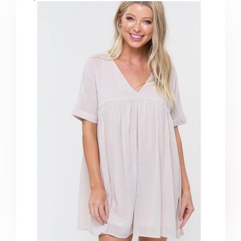 Listicle mini dress